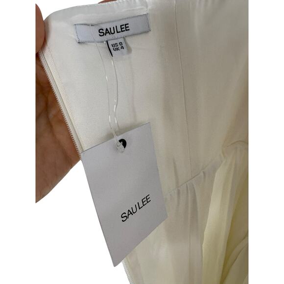 Sau Lee Heidi Wedding Gown Maxi Strapless Bridal Formal Classy Princess Sz 0 - Picture 11 of 14